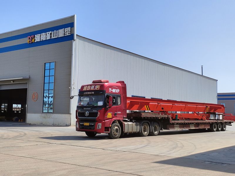 電動(dòng)葫蘆門(mén)式起重機(jī)  MHxh10t—14m 外懸3.5/1.5m 制作完成，發(fā)往青海交付客戶(hù)使用